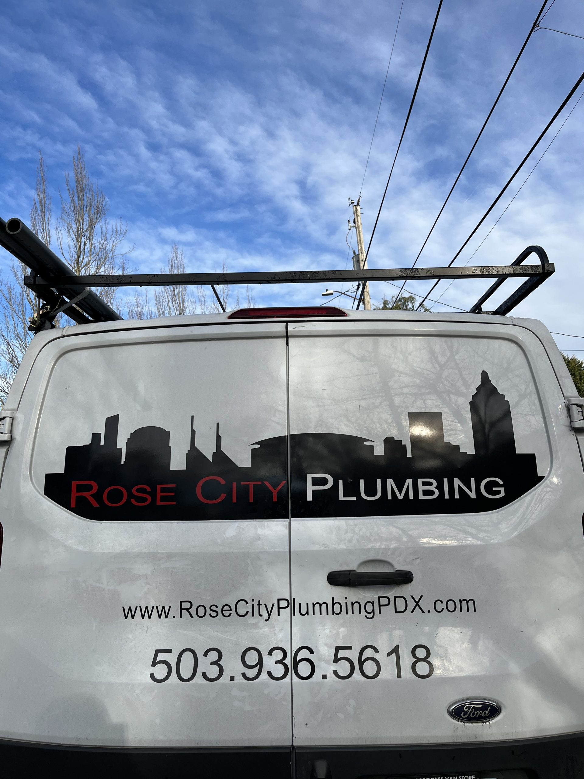Completed plumbing work